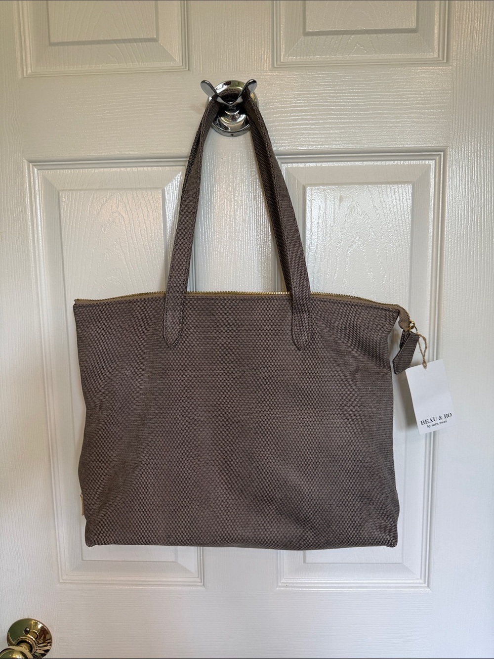 NWT Beau and Ro by Sara Rossi Leather Tote bag